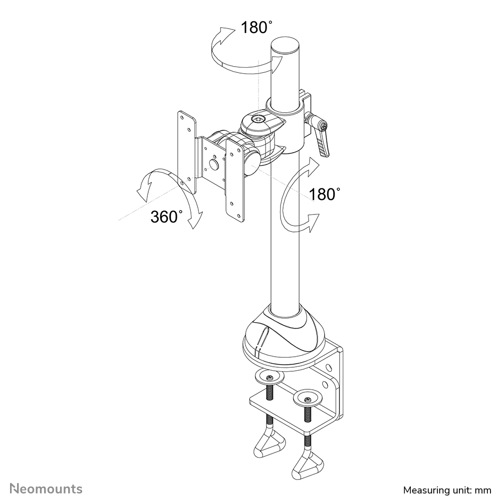 Neomounts FPMA-D965 Monitor arm 10-30"